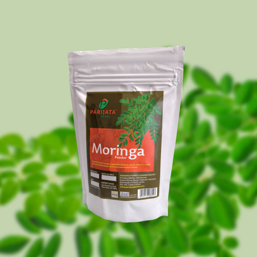 Moringa leaf  Powder  -100 gms - Parijatha